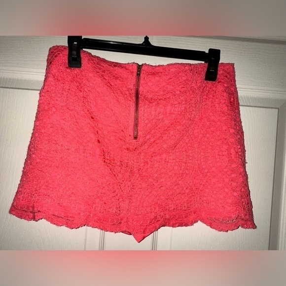 Lilly Pulitzer women’s neon pink lace skort 4 summer girly beach - Picture 7 of 12